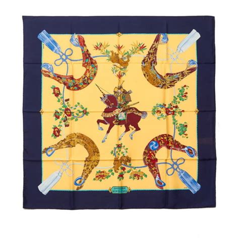 hermes samurai scarf|Hermes Scarf Samurai .